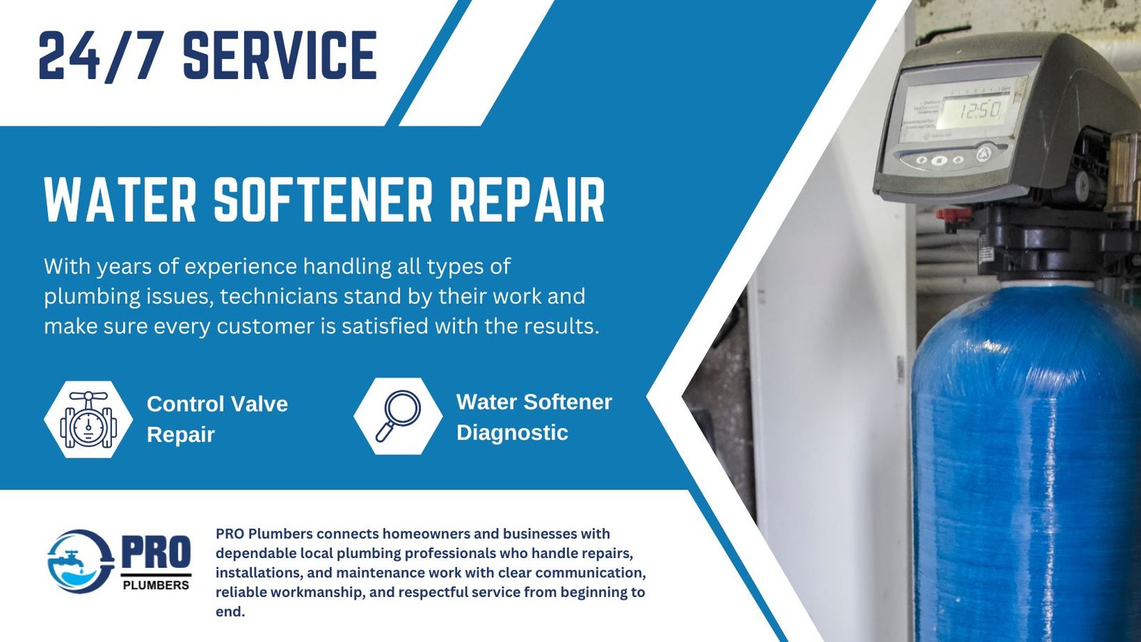 Water softener repair in Rowlett, TX
